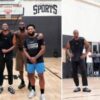 LeBron James, Jaylen Brown and Tyrese Maxey Hit Gym in LA as 76ers New Superteam Prepares