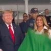 Trump’s Goofy Flag-Waving Moment Steals Attention From Ridiculous D.C. IndyCar Race